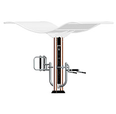 双柱压腿器(图4) 双柱压腿器(图4)